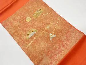 金彩簪に櫛模様刺繍名古屋帯